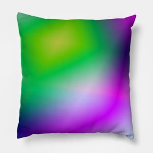 pink blue green texture design Pillow