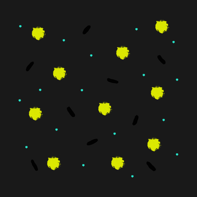 Yellow brush dots by whatafabday