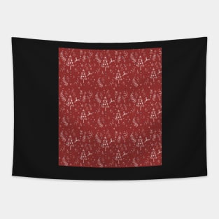 Christmas Theme Pattern Tapestry