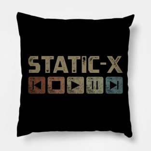 Static-X Control Button Pillow