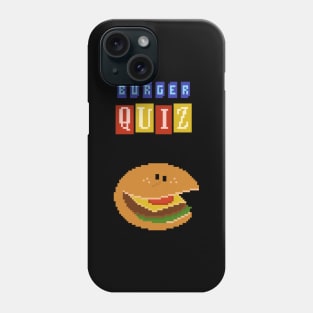 Burgy, le sandwich 8bit Phone Case