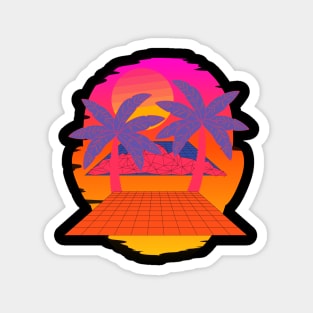 Retro Vaporwave Magnet