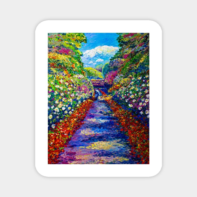 The old garden. Blooming alley Magnet by NataliaShchip