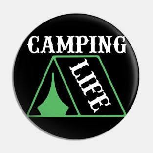 Camping Life T Shirt For Women Men Pin