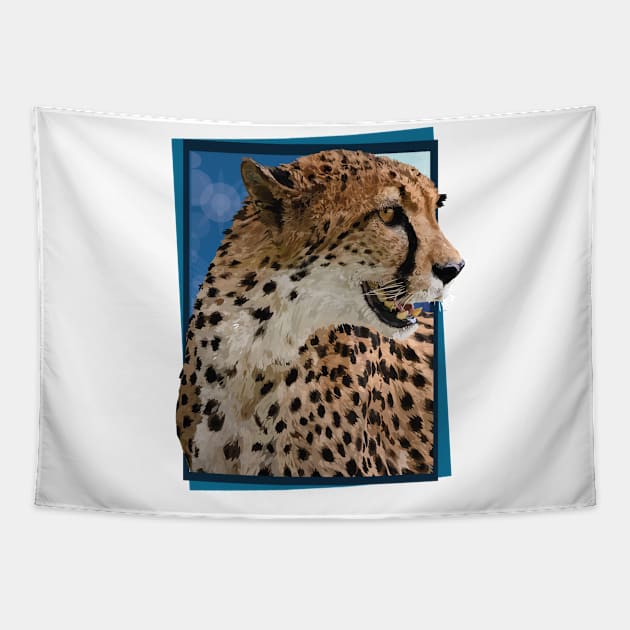 cheetah Tapestry by obscurite