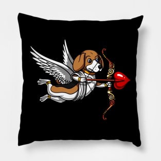 Beagle Dog Valentines Day Cute Pet Pillow