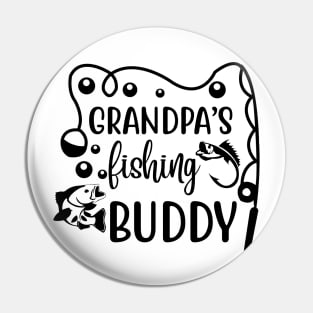 Less Talk More Fishing - Gift For Fishing Lovers, Fisherman - Black And White Simple Font Pin