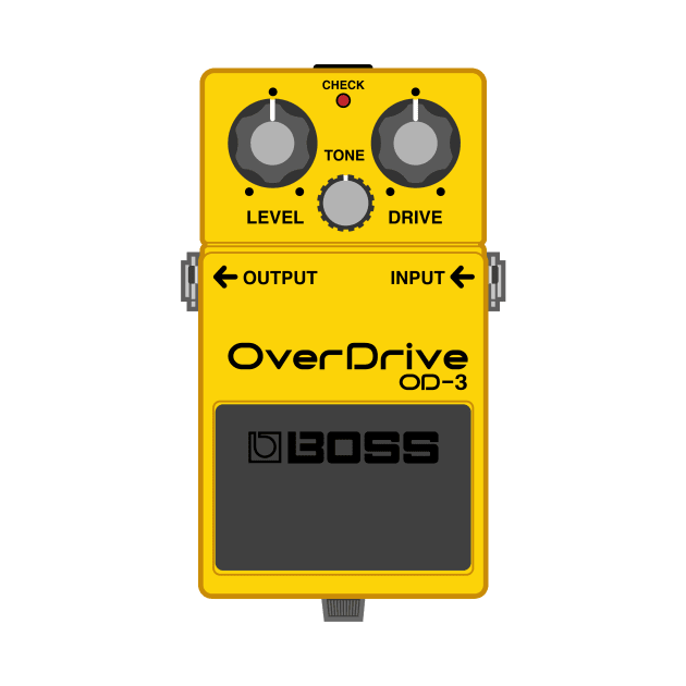 Boss OD-3 OverDrive Guitar Effect Pedal by conform