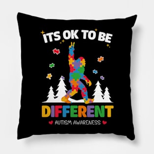 autism awareness acceptance women kid its ok to be different Pillow