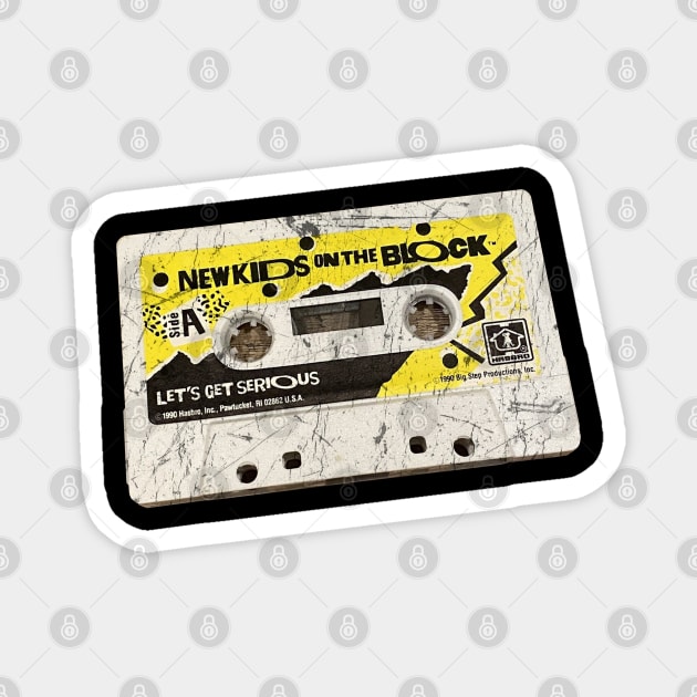 Cassette Tape Retro Vintage NKOTB Magnet by DudiDama.co