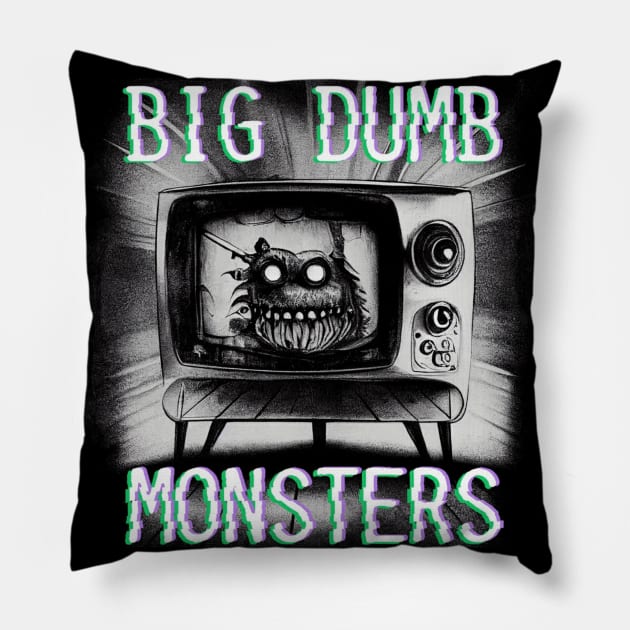 BDM TV Set Pillow by Big Dumb Monsters