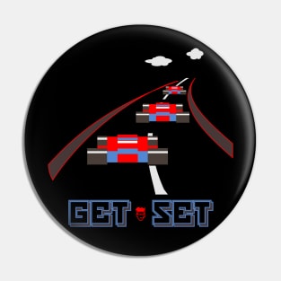 Get Set - Car Racing Pin