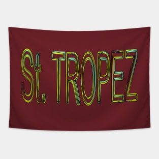 St. Tropez in lines Tapestry