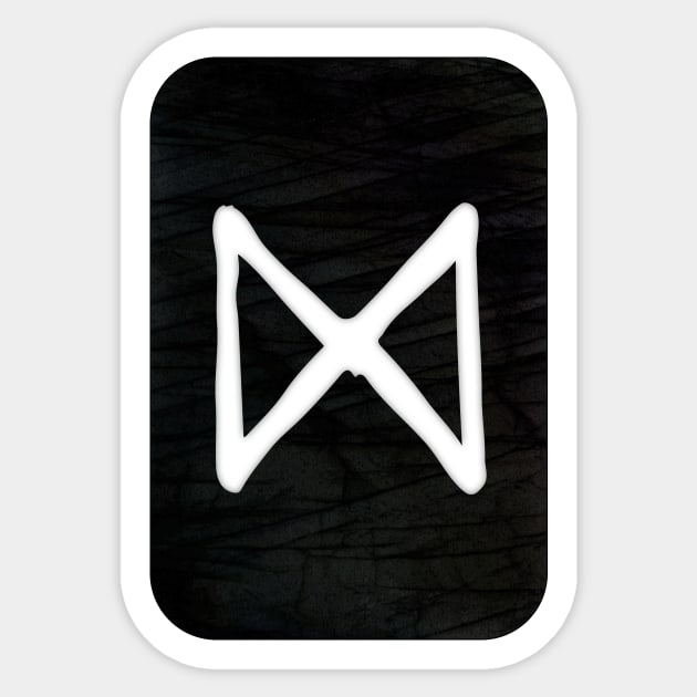 Dagaz | Elder Futhark Runes - Dagaz - Sticker | TeePublic