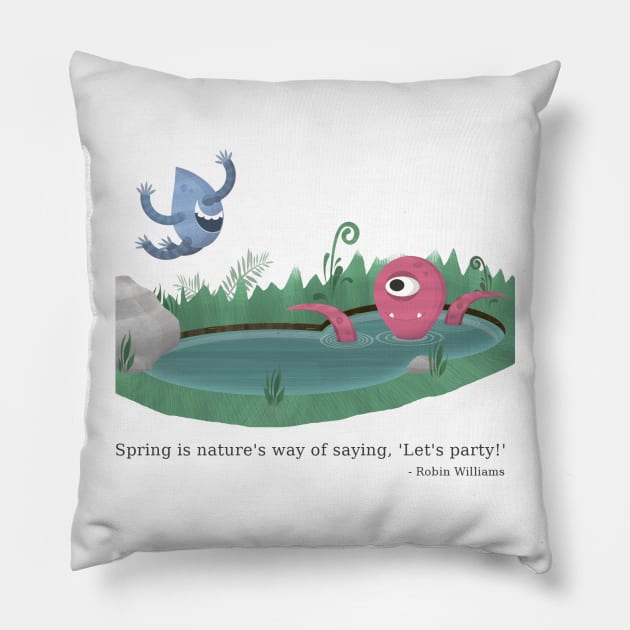 Spring Pillow by marcusmattingly