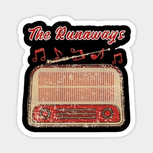 Retro The Runaways Magnet