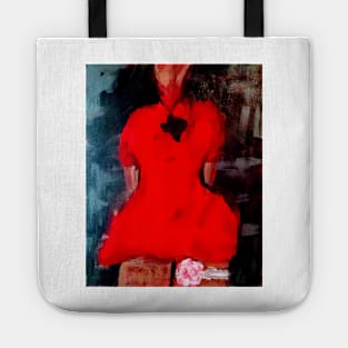 She Wore Red Dresses Tote