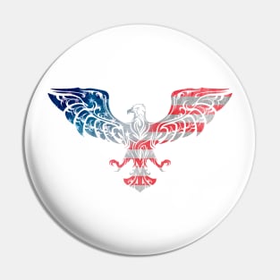 Tribal Eagle (USA Col) Pin