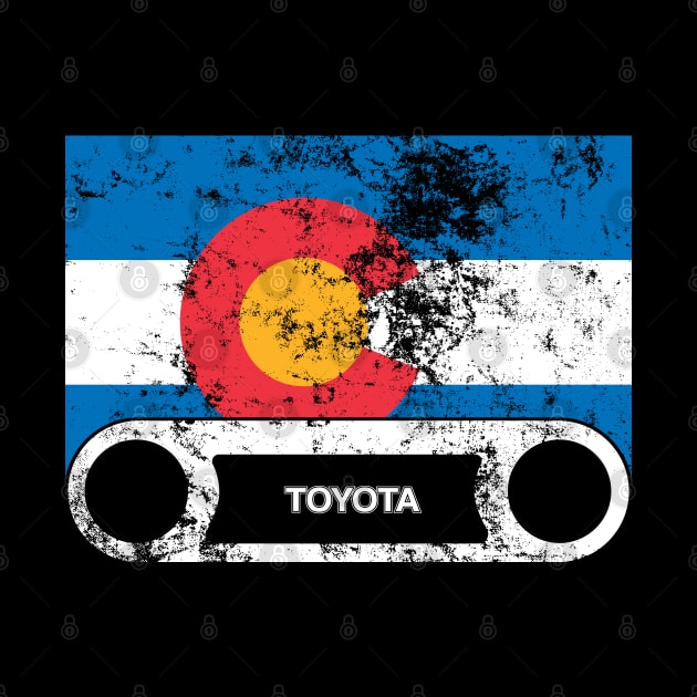 FJ40 Bezel with Colorado Flag by Bulloch Speed Shop