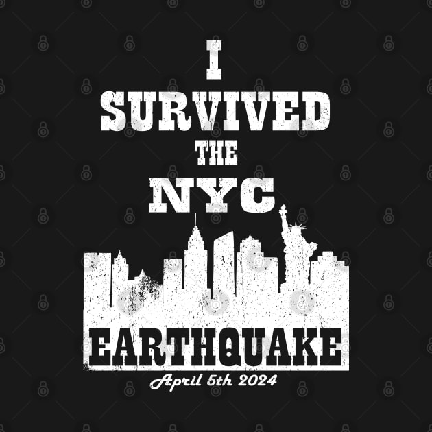 Vintage I Survived The NYC Earthquake by LEGO