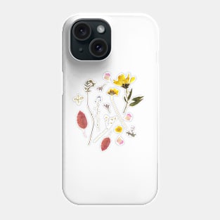 Pressed flowers Phone Case