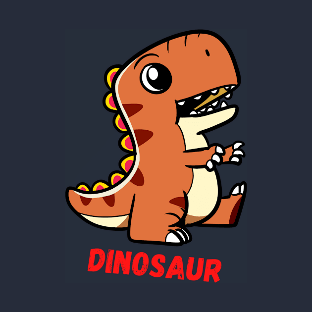 funny dinosaur by Featured Print Corner