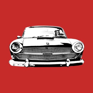 Austin 1800 landcrab 1960s British classic car monoblock black/white T-Shirt