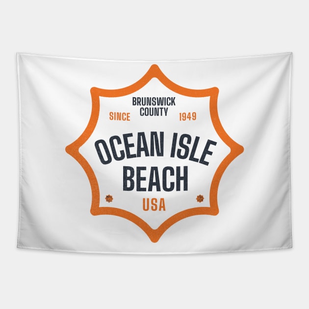 Ocean Isle Beach, NC Summertime Vacationing Sun Signs Tapestry by Contentarama