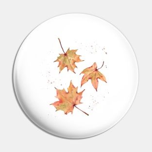 Fall leaves painting Pin