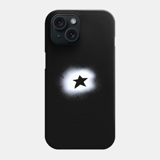 Black Star Phone Case by Abstract