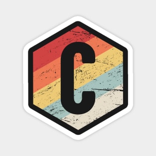 Retro C Programming Icon Magnet