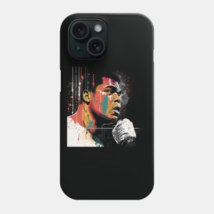 Muhammad Ali illustration artwork Phone Case