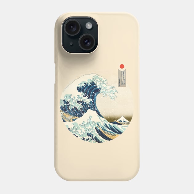 Katsushika Hokusai vintage Phone Case by Myartstor 