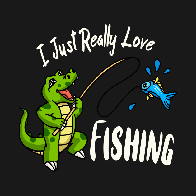 Angler Crocodile Fishing Sport Funny Kids by Foxxy Merch