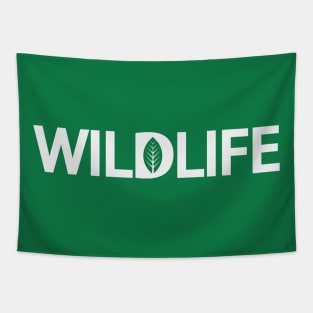 Wildlife artistic typographic logo design Tapestry