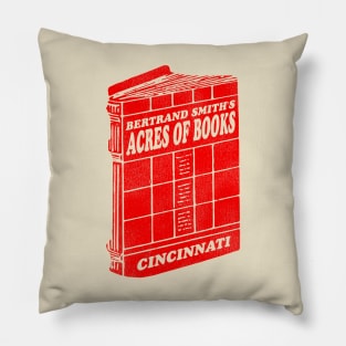 Defunct Bertrand Smith's Acres of Books Cincinnati Pillow