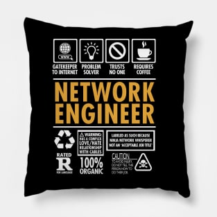 Funny Network Engineer Gatekeeper of Internet Pillow