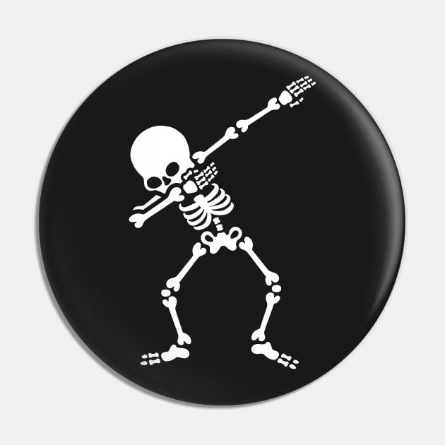 Dabbing skeleton (Dab) Pin by LaundryFactory