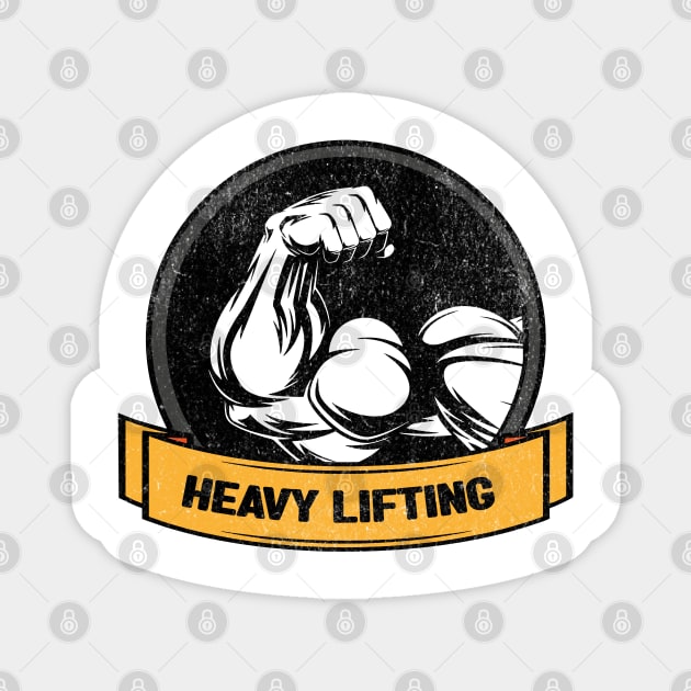 Heavy lifting Magnet by HB Shirts