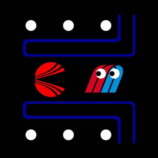 Airline Pacman - Continental Airlines - Phone Case