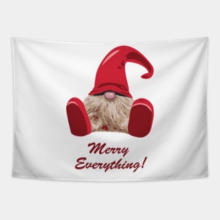 Merry Christmas Gnome Holiday shirt Tapestry