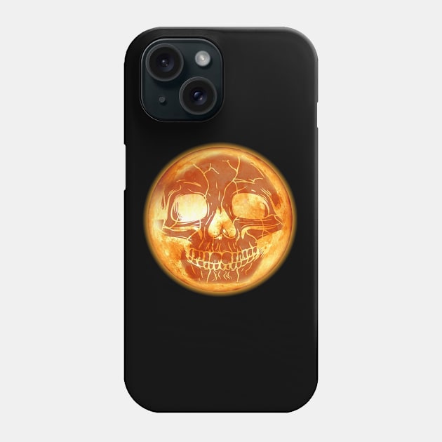 Spooky moon Phone Case by AtomicMadhouse