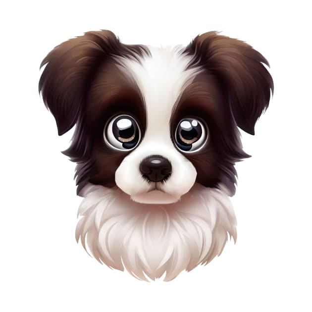 Playful Border Collie by Art By Mojo