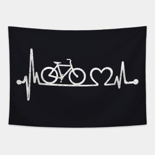 Bike Rennrad Herzschlag Fahrrad E-Bike MTB BMX T-Shirt Tapestry