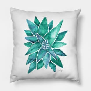 Turquoise Aloe Vera Pillow