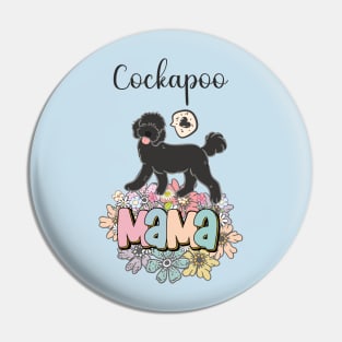 Black Cockapoo Mama Pin