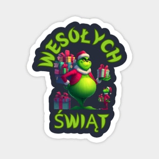 Christmas Grinch Magnet