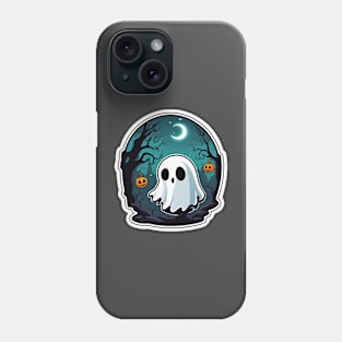 Boo cute Halloween ghost Phone Case