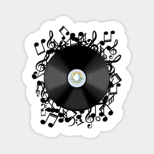 Vinyl Record Magnet