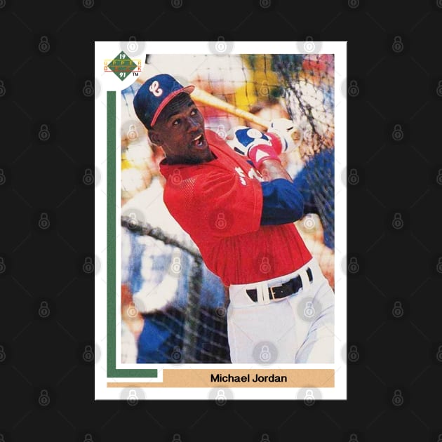 Michael Jordan 1991 Baseball Card by ParaholiX